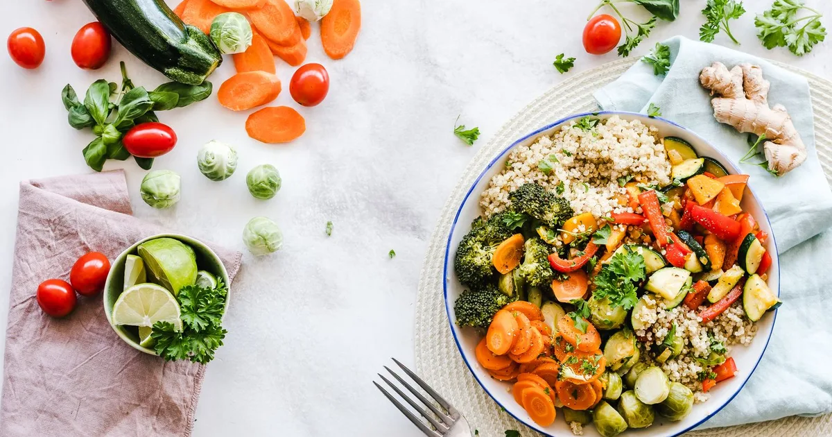 Fresh, whole foods on a table — Gazpro Nutrition